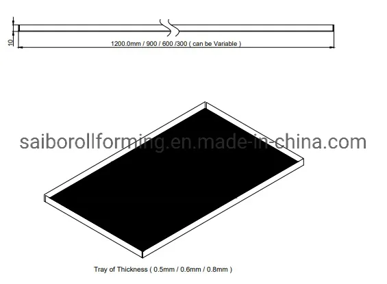 Forming Speed 0-15m/Min Box Profile Roll Forming Machine with 9 Stations