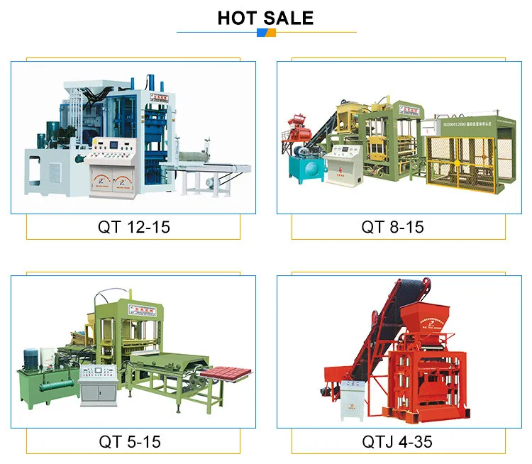 Full Automatic Concrete Block Machine, Automatic Cement Brick Block Machine