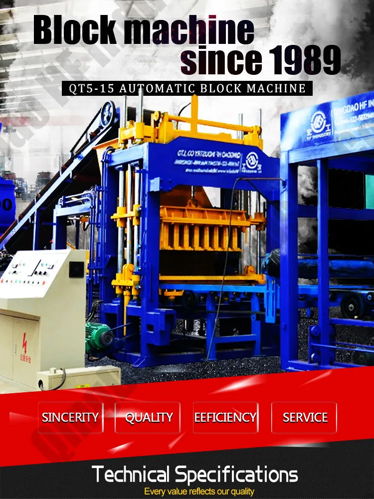 Full Automatic Concrete Color Paving Brick Making Machine Cement Block Making Machine Hollow Block Machine