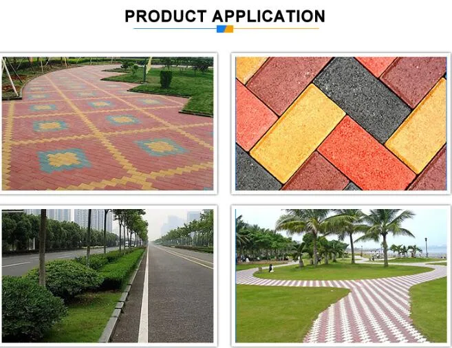 Full Automatic Hydraulic Concrete Cement Hollow Block Machine, Paver Interlocking Brick Colorful Block Making Machine