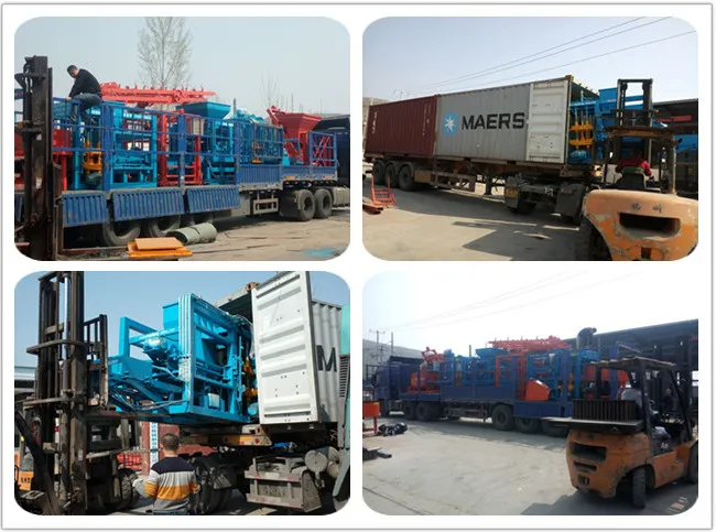 Full Automatic Hydraulic Concrete Interlocking Block Machine From Dongyue