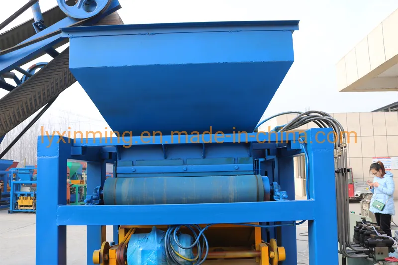 Full Automatic Qt4-15 Hollow Block Making Machine Cycle Making Machine to South America