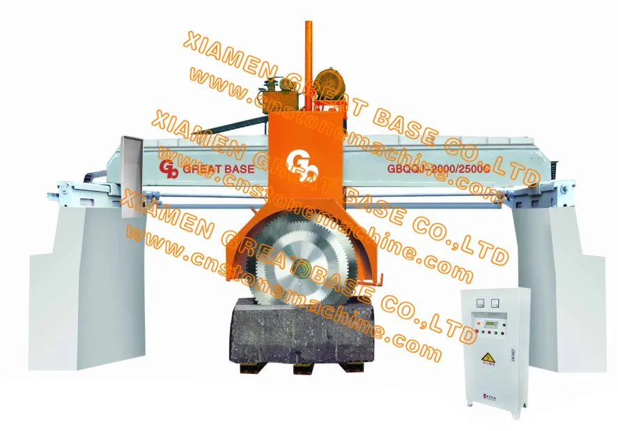 GBQQJ-2500C Bridge Type Hydraulic up and Down Multi Disc Cutter/granite