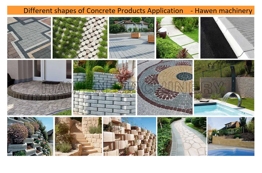 Germany Automatic/Paving Stone/Hollow Hydraulic/Building Material/Concrete Cement/Block Machine/Brick Making Machine Construction