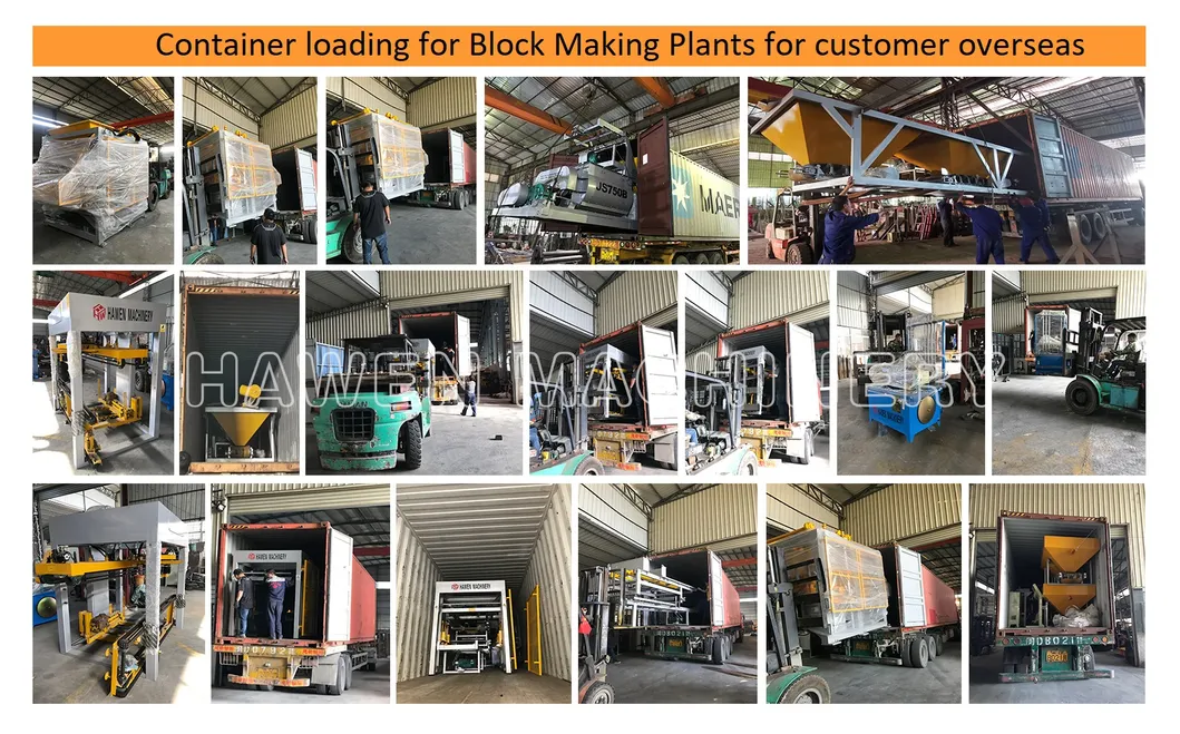 Germany Automatic/Paving Stone/Hollow Hydraulic/Building Material/Concrete Cement/Block Machine/Brick Making Machine Construction