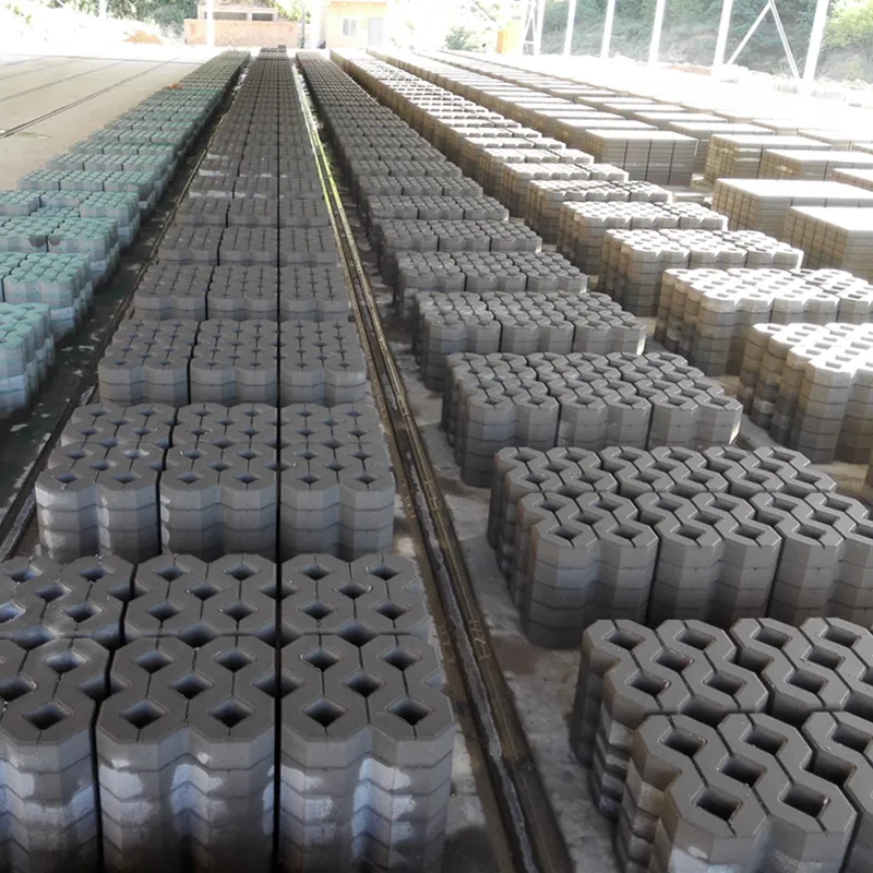 Germany Full Automatic/Hollow Cement Concrete Block Brick Making Machine Construction