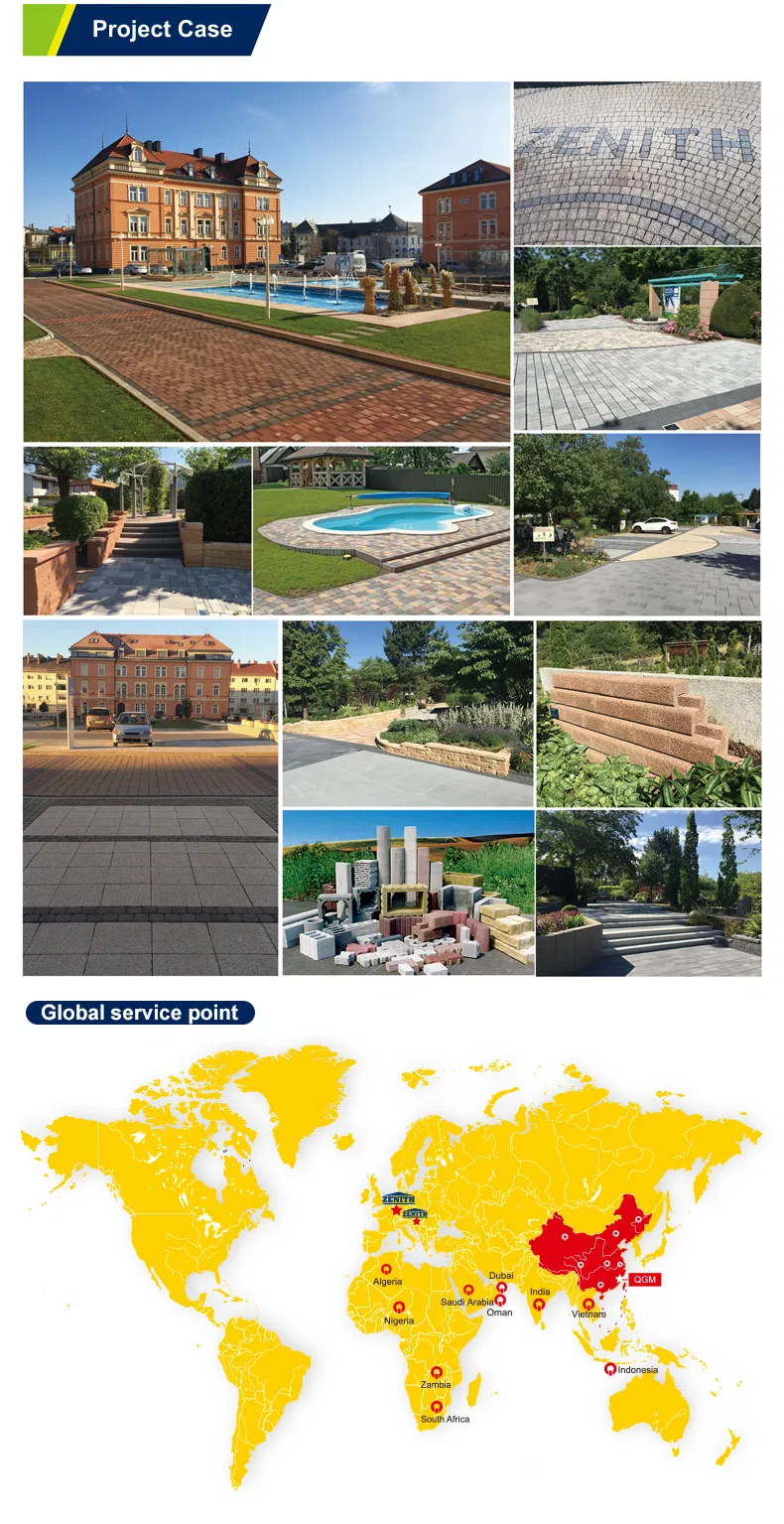 Germany Full Automatic/Hollow Cement Concrete Block Brick Making Machine Construction
