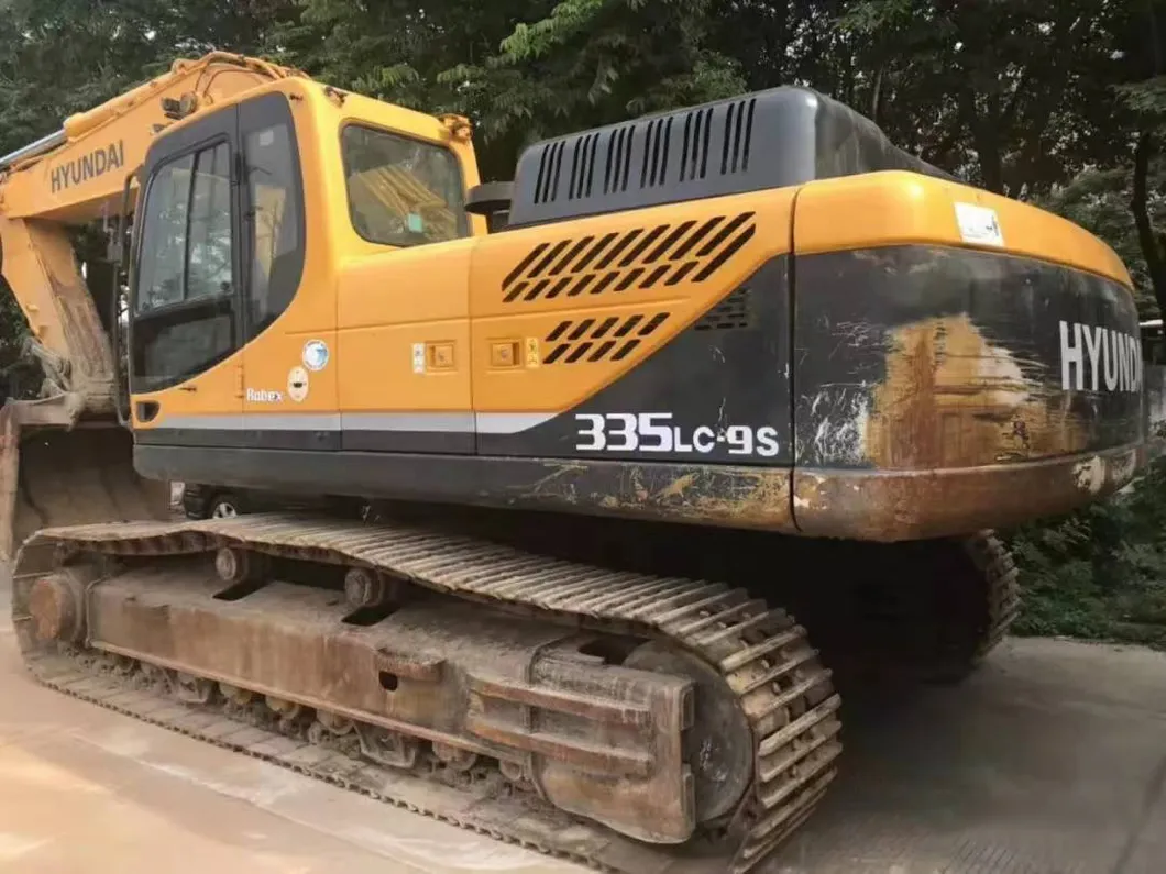 Good Condition Earth Moving Second Hand Hydraulic Crawler Komatsu Hitachi Cat Mining Machine Backhoe Hyundai 335LC-9s Excavadora Usada Excavatrice