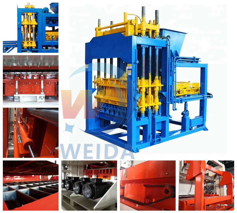 Good Quality Automatic Water Permeable Block Machine / Brick Machine Qt4-15 in Bangladesh India