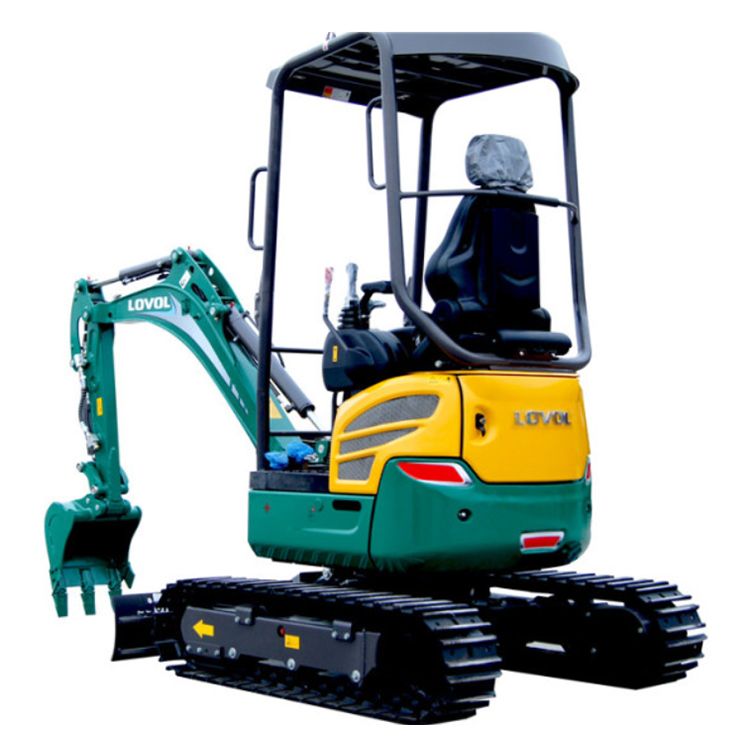 Good Quality Lovol 1.8 Ton Mini Crawler Excavator with Rubber Track Micro Digger Small Excavators Fr18e2-U