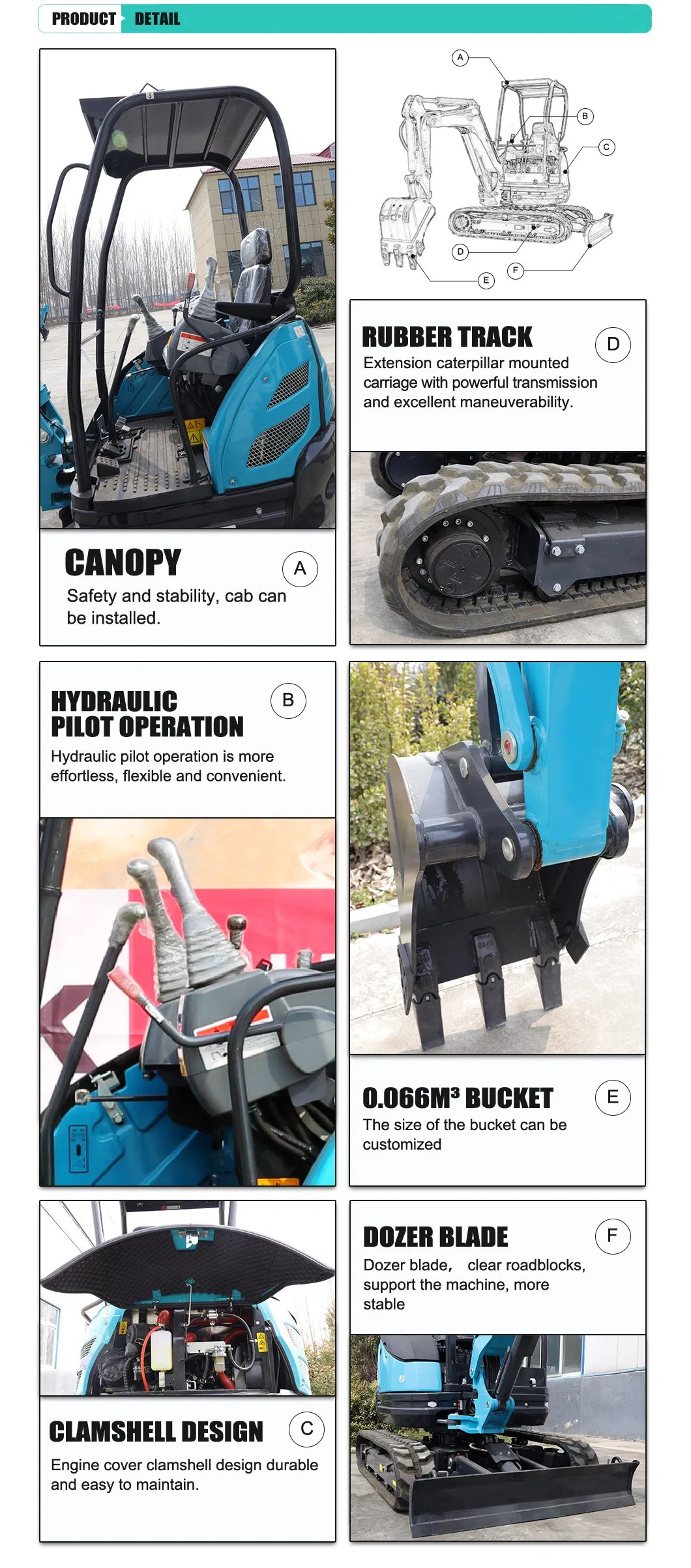 Good Quality Mini Excavator/Escavator Machines in Saudi Arabia