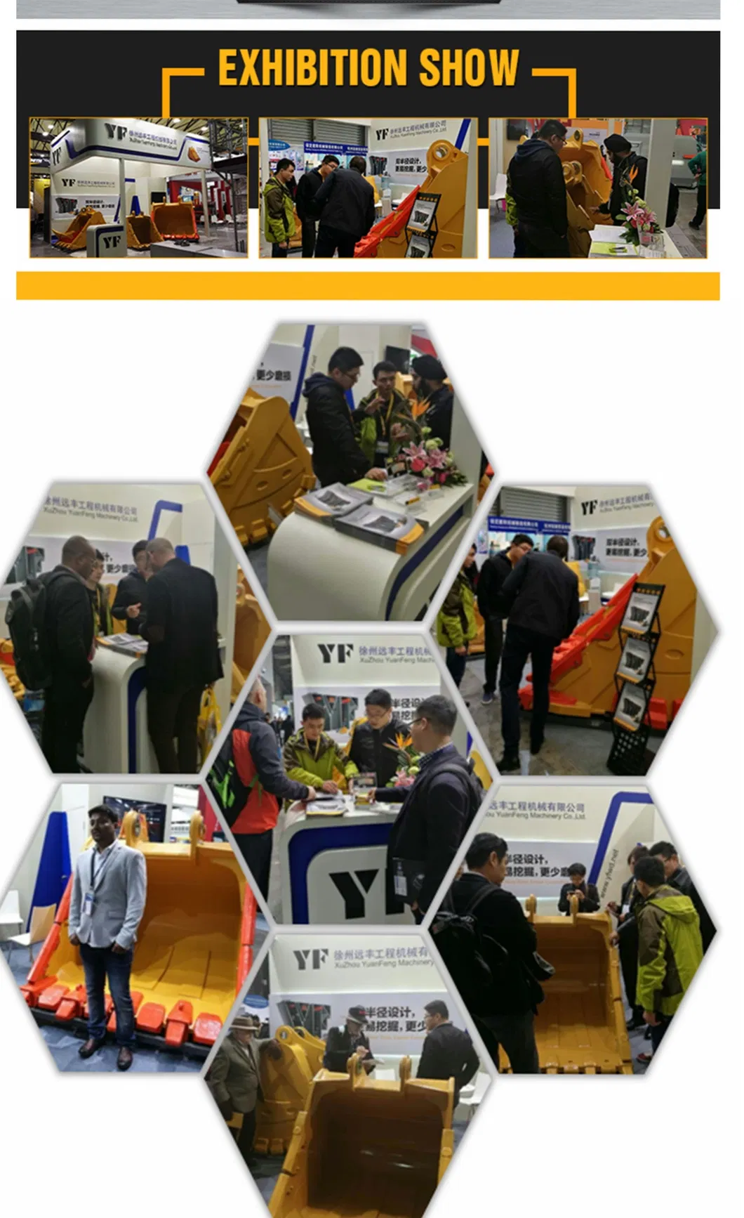 Grid Bucket Excavator Parts 1000mm for Yc80-9