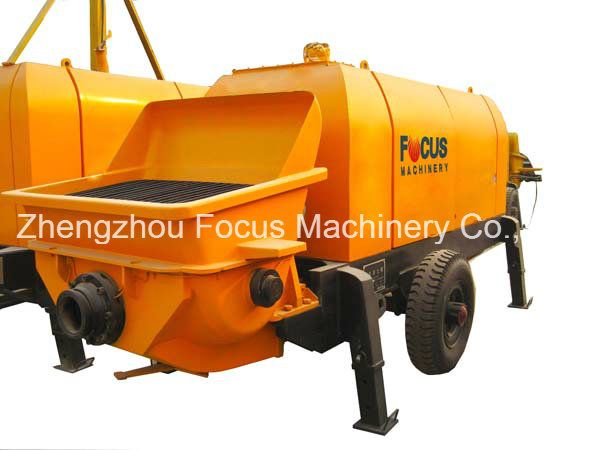 Hbts30-80 30m3/H - 80m3/H Pompe a Beton, Trailer Mounted Concrete Pump-Pumpcrete