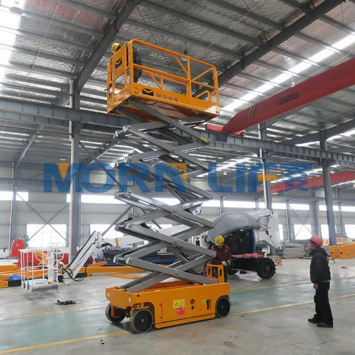 Height 6m Capacity 380kg Mini Self Propelled Mobile Lifting Equipment