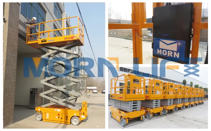 Height 6m Capacity 380kg Mini Self Propelled Mobile Lifting Equipment
