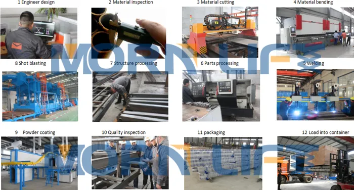 Height 6m Capacity 380kg Mini Self Propelled Mobile Lifting Equipment