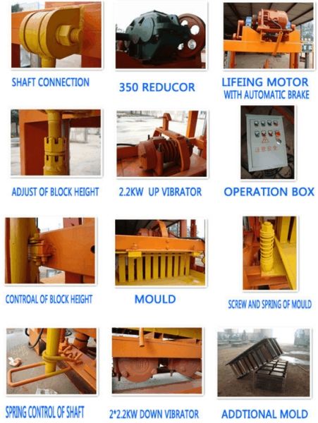 Henry Qtj 4-40 Block Machine Hollow Block Making Machine