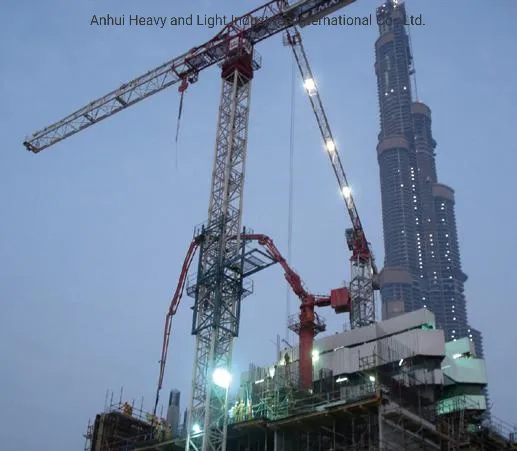 Hgr28 28m Floor Type Trailer Pump Concrete Placing Boom Cylinder Jack-up Type