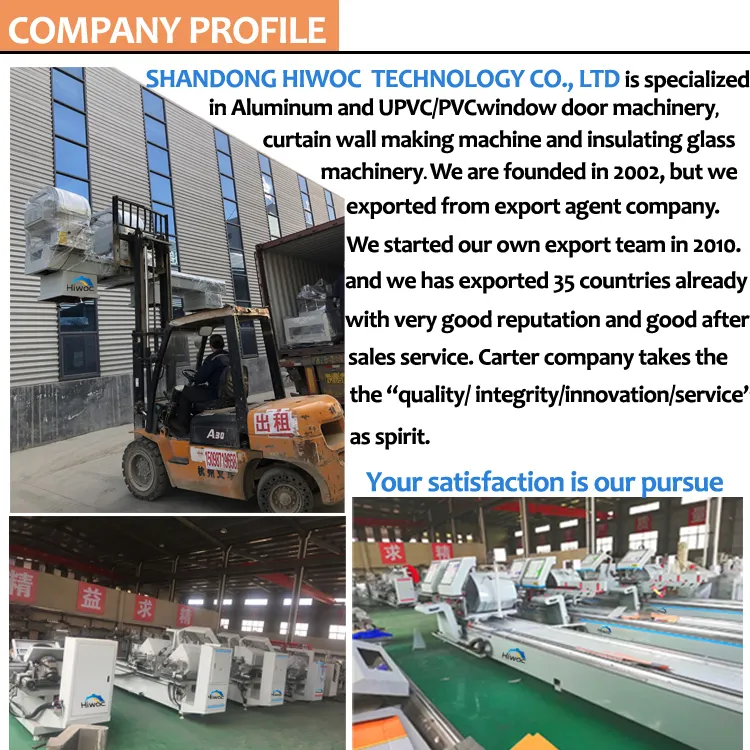 High Configuration UPVC/PVC Window Door Making Machinery Four Head Seamless Welding Machine