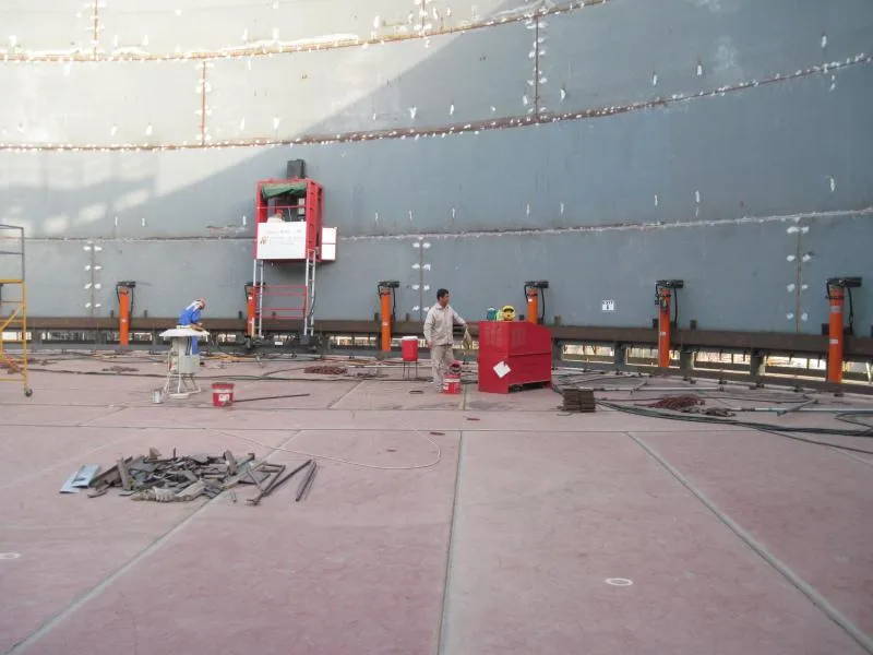 High Efficiency Hydraulic Tank Jacking System