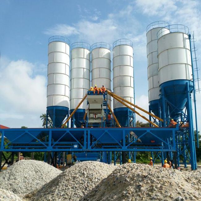 High Efficient Mobile Concrete Batching Plant Concrete Mixing Plant