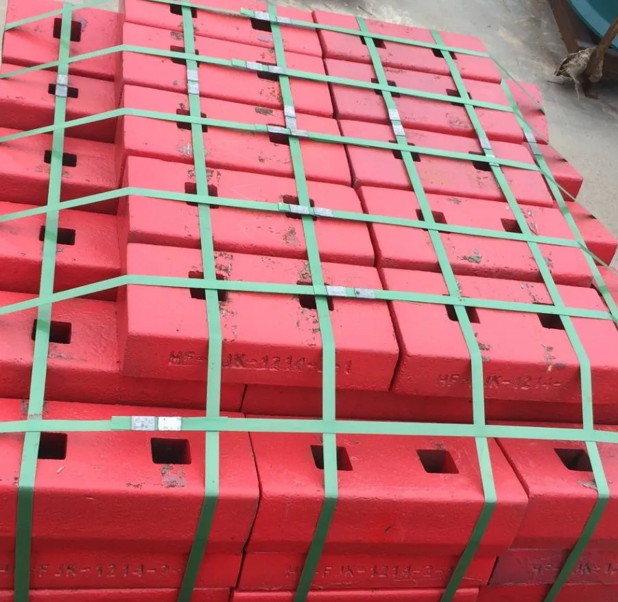 High Quality Impact Liner Blow Bar for Impact Crusher for Exporting