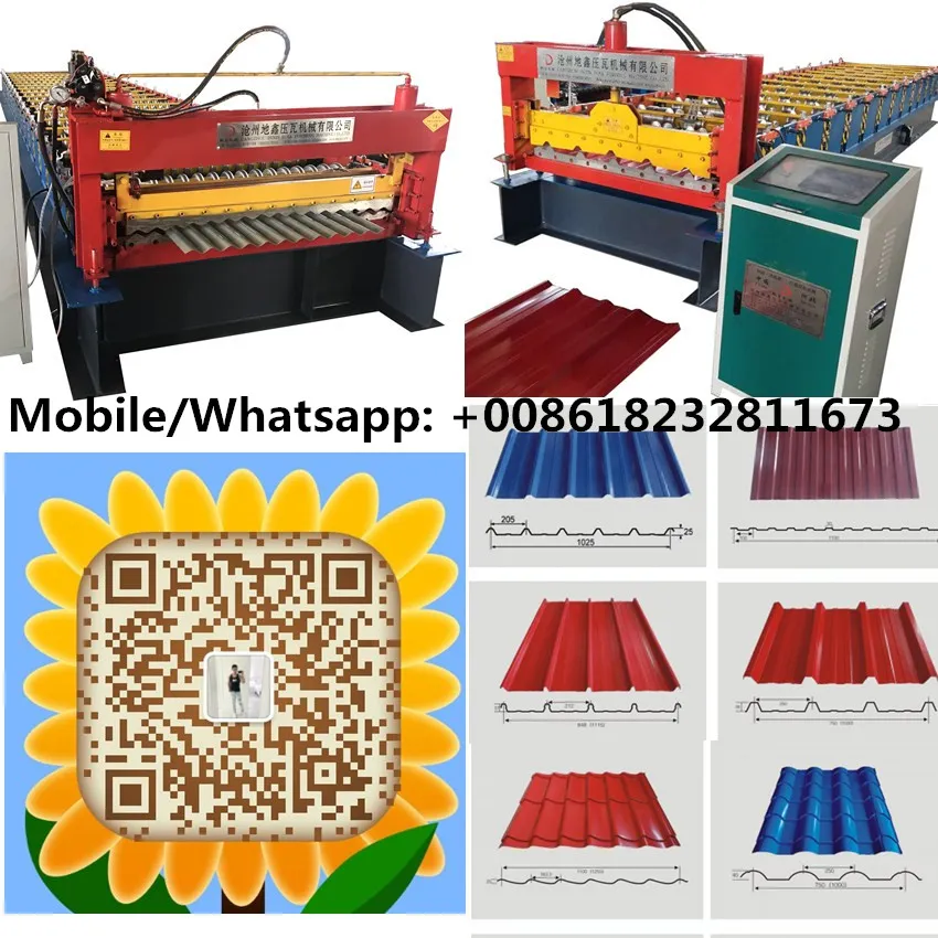 High Speed Roofing Sheet Three Layer Different Profiles Rol Forming Making Machine with Factory Price