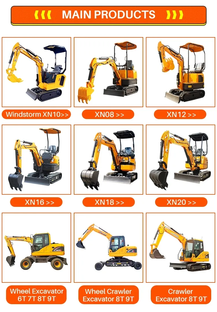 Hot Sale 1 Ton Mini Excavator Xn13e with Euro V Emission Engine Mini Digger