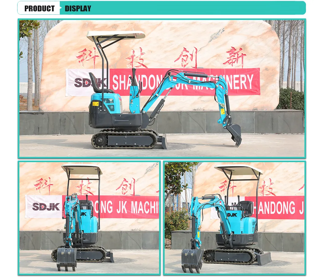 Hot Sale 1t Mini Excavator Machine, Small Garden Digger with Beautiful Appearance