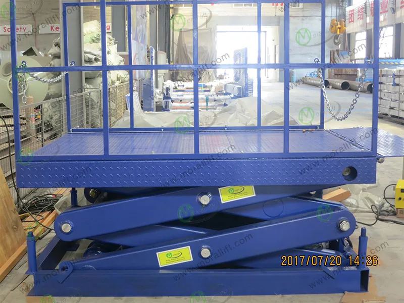 Hot Sale! ! ! 6000kg Hydraulic Scissor Dock Lift with CE