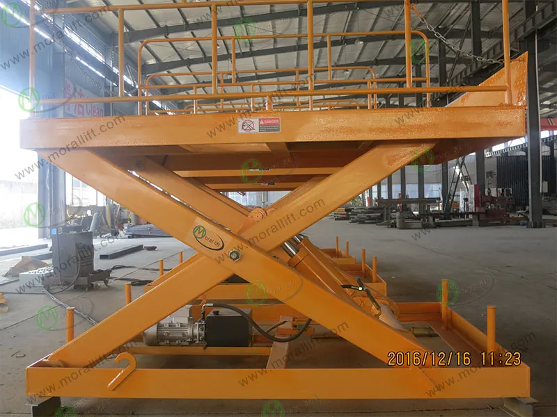 Hot Sale! ! ! 6000kg Hydraulic Scissor Dock Lift with CE