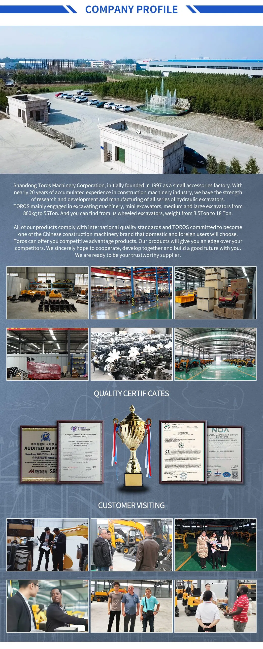 Hot Sale China 2.2 Ton Cheap Yanmar Engine Mini Cabin Excavator Digger with Quick Hitch/Hydraulic/ Crawler/CE/Diesel Gasoline