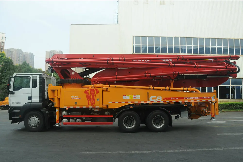 Hot Sale Sany 37m Sym5230thb 370c-8A Small Concrete Mounted Pump Truck Concrete Boom Pump Truck in China