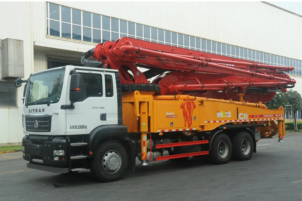 Hot Sale Sany 37m Sym5230thb 370c-8A Small Concrete Mounted Pump Truck Concrete Boom Pump Truck in China