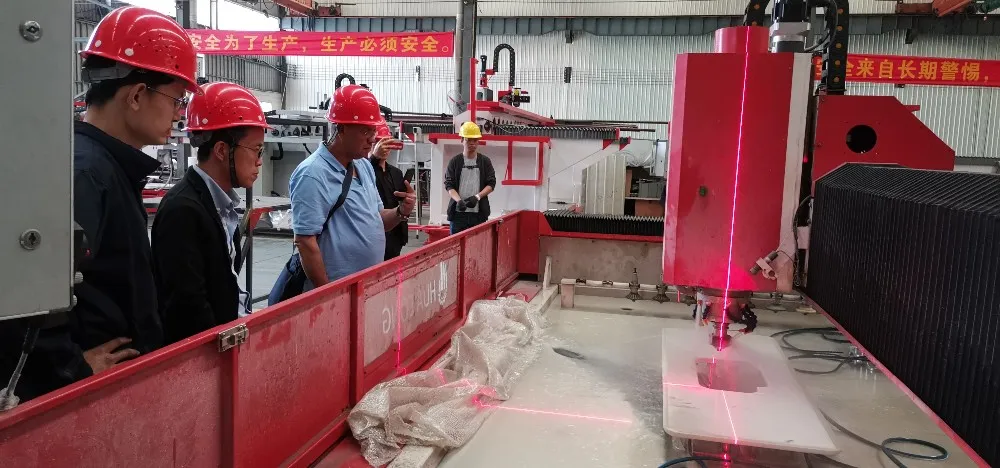 Hualong Hlcnc-3319 3 Axis CNC Center Stone Machining Center Specially Designed for Sanitary Countertop CNC Control System Standard