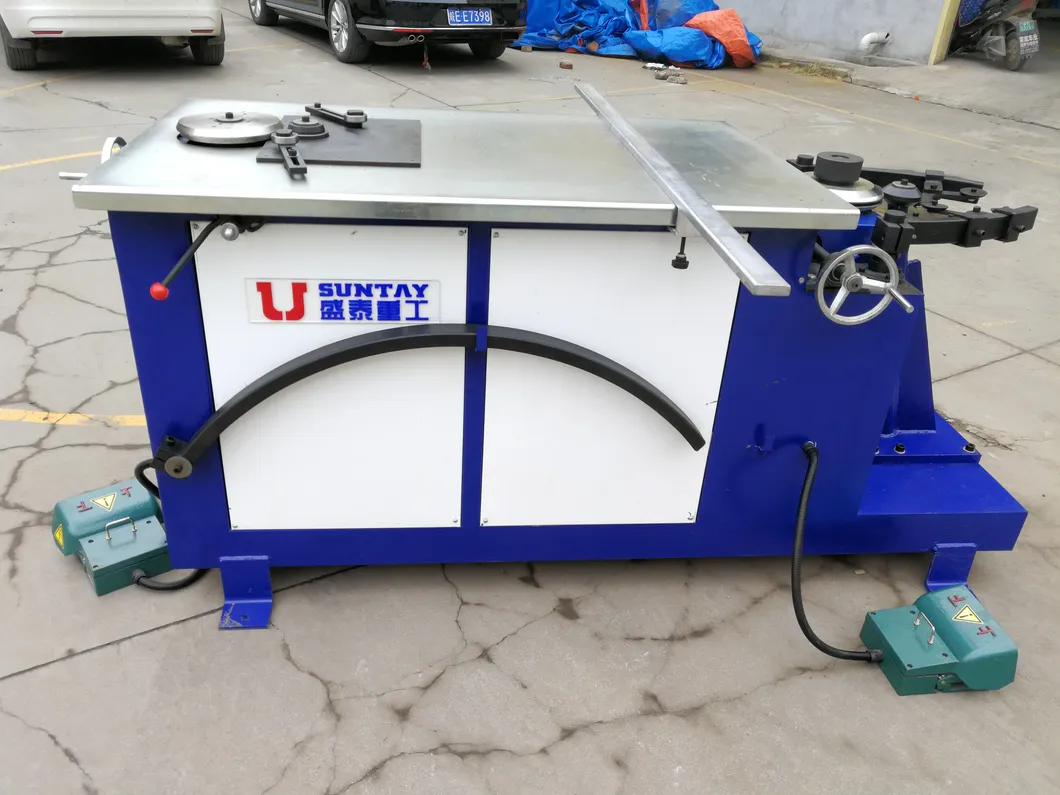 HVAC Round Duct Spiral Helix Gorelocker Elbow Joint Forming Machine