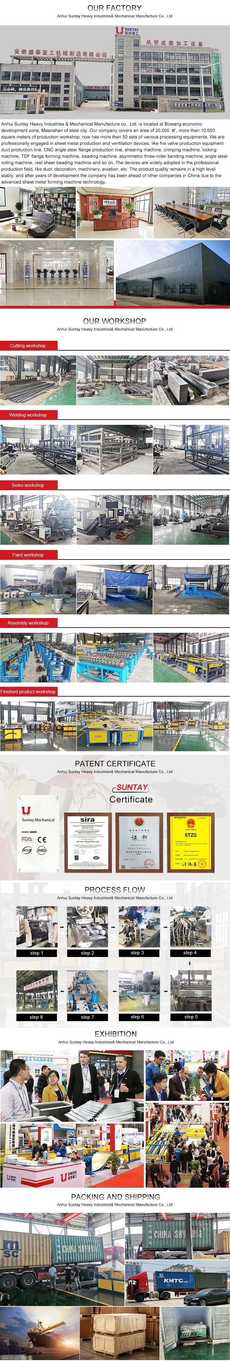 HVAC Round Duct Spiral Helix Gorelocker Elbow Joint Forming Machine