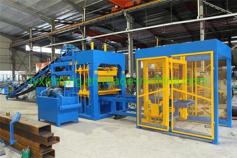 Hydraulic Brick Machine Qt8-15 Big Automatic Fly Ash Block Machine Hollow Brick Making Machine with Cement Silo