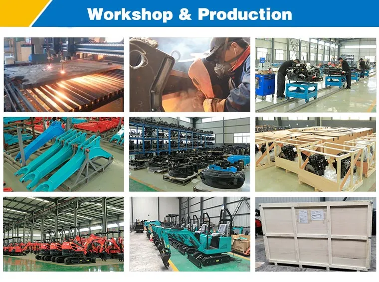 Hydraulic Crawler Cabin 2 Ton Mini Digger for Garden