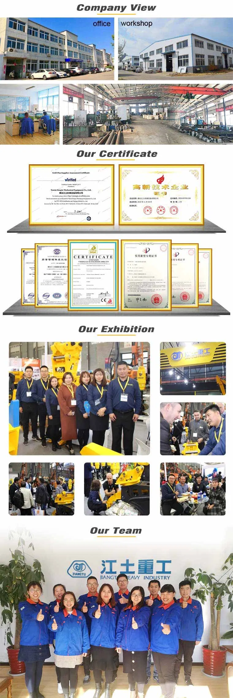 Hydraulic Crawler Cabin 2 Ton Mini Digger for Garden