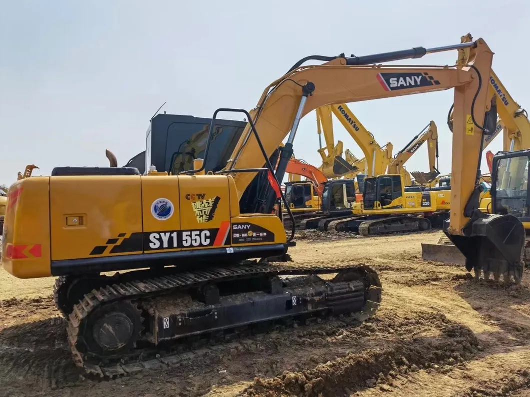Hydraulic Crawler Used Mini Excavator Excavators Construction Machinery 15 Ton Mining Second Hand Digger Sany Excavator Sy155c Excavadora Usada Excavatrice