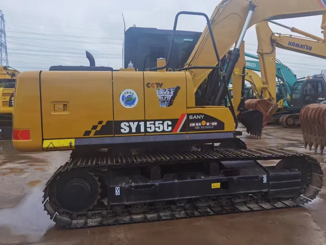 Hydraulic Crawler Used Mini Excavator Excavators Construction Machinery 15 Ton Mining Second Hand Digger Sany Excavator Sy155c Excavadora Usada Excavatrice