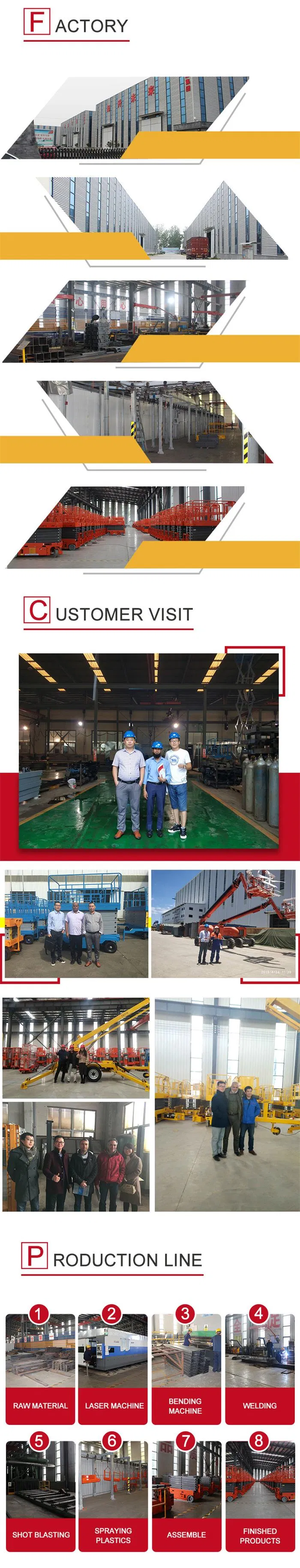 Hydraulic Electric Scissor Lift 3000kg Capacity Car Lifting Platform Lift
