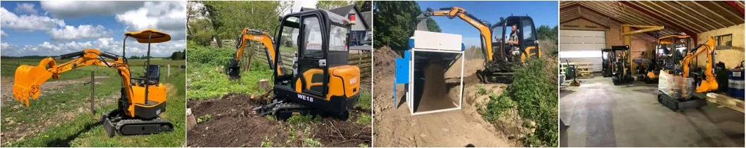 Hydraulic Mini Bagger Wolf Excavator Mini for Farming