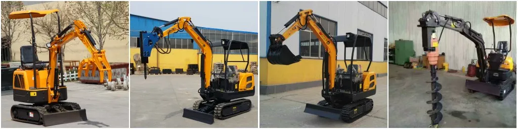 Hydraulic Mini Bagger Wolf Excavator Mini for Farming