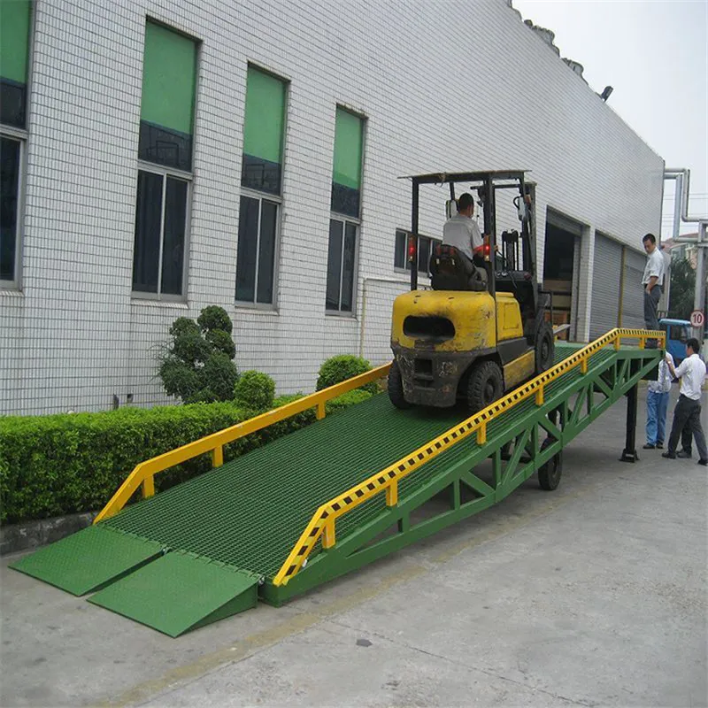 Hydraulic Ramp Price Mobile Yard Ramp for Containers