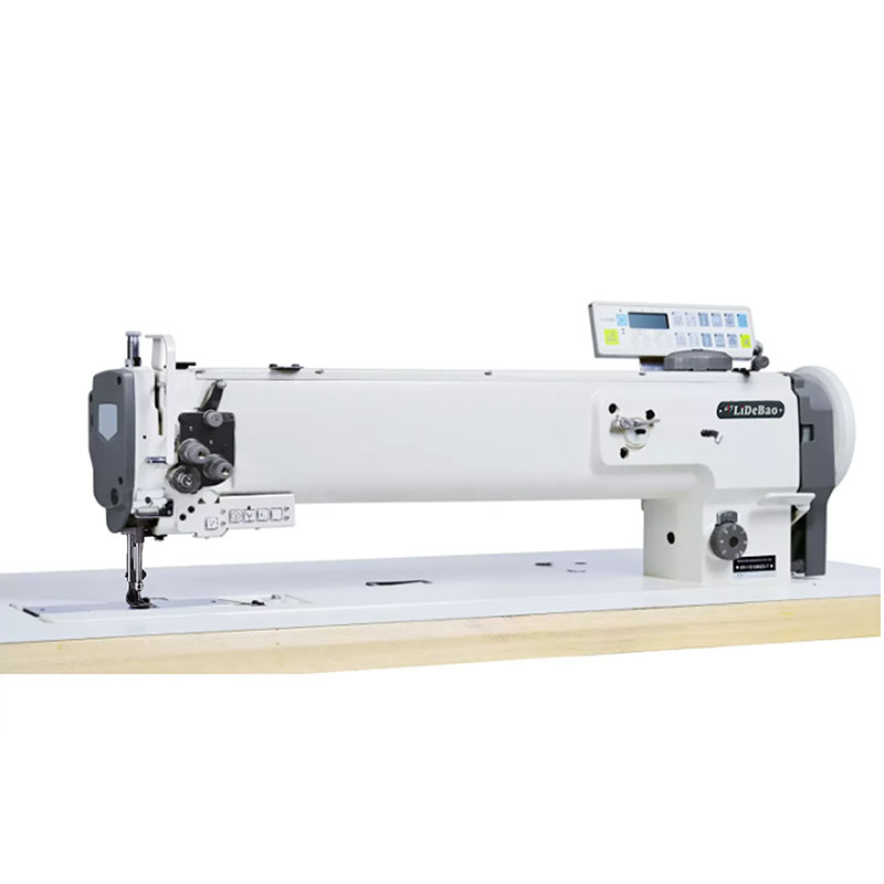 Long Arm Single Needle Compound Feed Heavy Duty Sewing Machine