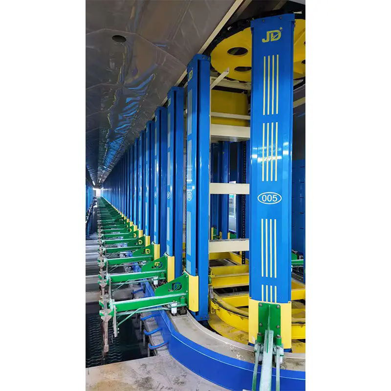 Zinc Rack Vertical Lift Plating Line