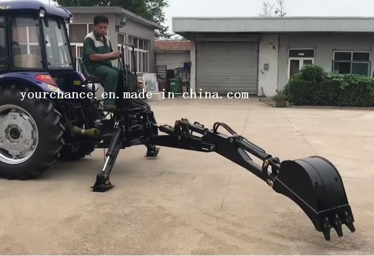 India Hot Sale Excavator Lw-7 30-55HP Wheel Tractor Point Hitch Small Loader Backhoe with ISO Ce Certificate