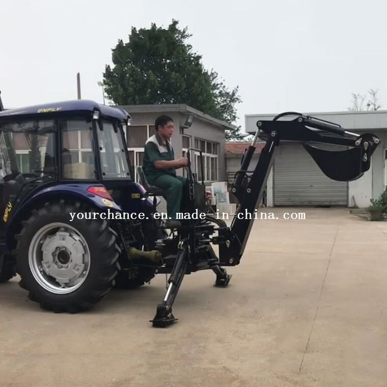 India Hot Sale Excavator Lw-7 30-55HP Wheel Tractor Point Hitch Small Loader Backhoe with ISO Ce Certificate